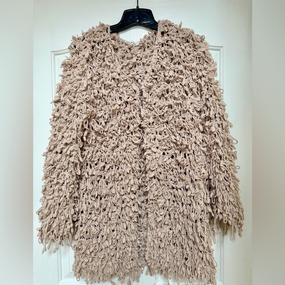 Loop Knot Women’s Cardigan Sweater  by ANTHROPOLOGIE Small 4/6